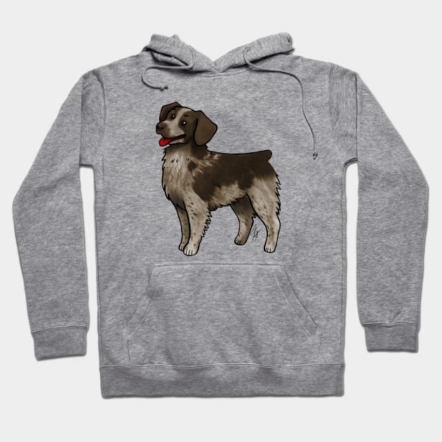 Dog - Brittany - Liver Roan Hoodie by Jen's Dogs Custom Gifts and Designs